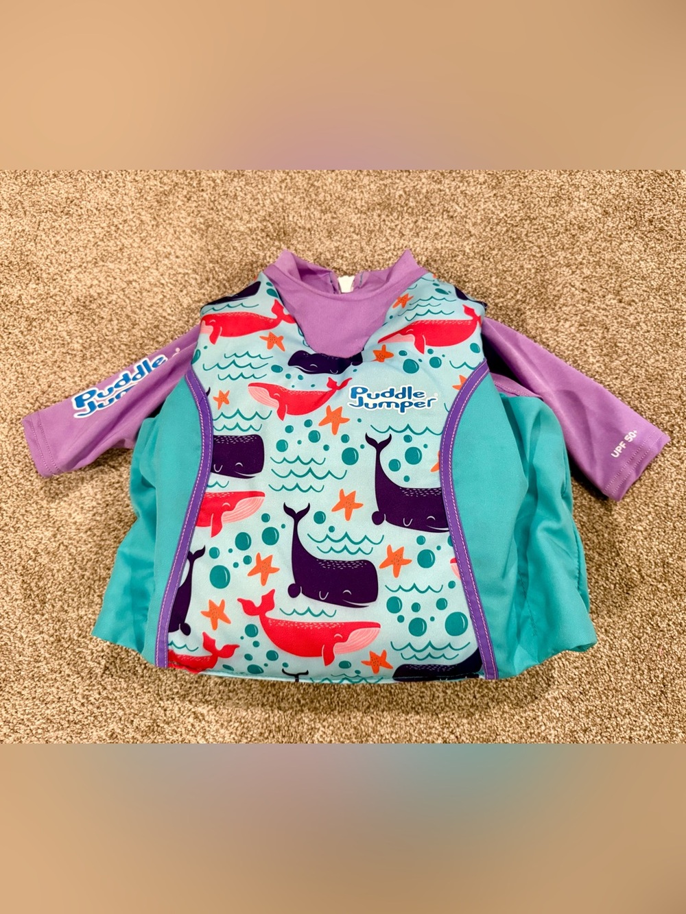 Puddle Jumper Kids 2-in-1 Life Jacket & Rash Guard